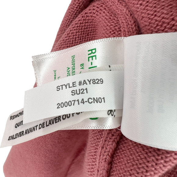 J Crew Cotton Cashmere Pullover Sweater in Pink Weathered Rose AY829 - Picture 11 of 12